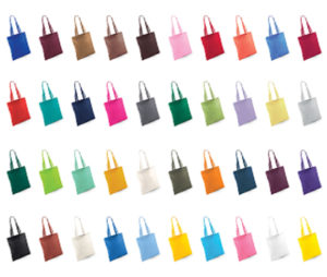 Les couleurs disponible pour des sacs en coton